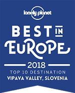 LONELY PLANET - Best In Europe 2018 - Vipava Valley, Slovenia